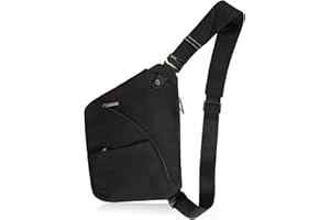 OSOCE Umhängetaschen Herren RFID Wasserfeste Mini Bauchtasche Mehrere Taschen Schultertasche Anti-Diebstahl Sling Bag Crossbody Tasche Brusttasche für Männer und Frauen