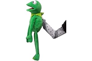VIGPIL SHELOFT 60cm Frog Hand Puppet Anime Frog Show Plush Toys Baby Kids Birthday Gift