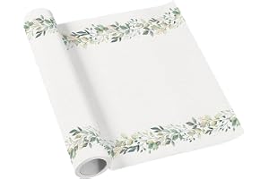 PAW – Bordslöpare av Airlaid (40 cm x 5 m) I bordsdekoration för nattvard, konfirmation, bröllop, födelsedag, trädgårdsfest