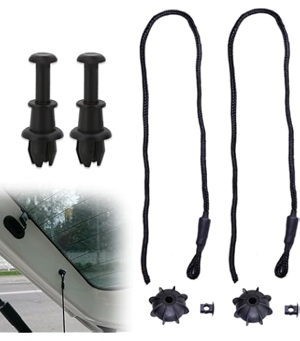 JOINPAYA 2 Stück Kofferraum Haltebänder | Verstellbare Trennungsriemen Für Auto Heckablage