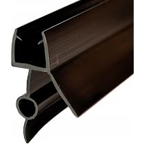 AquaParts Duschtür-Dichtung, 200 Cm – Für Glasstärke 7-8 Mm, Transparent, PVC, Zur Abdichtung Von Duschtüren & Wänden