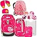 Produktbild Ergobag Schulrucksack-Set 8-tlg Set CinBärella inklusive Sicherheitsset Pink & Regencape pink
