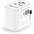 Honeywell Universal World Travel Adapter with 2xUSB Ports,1xTypeC PD30W Port,4-in-1 Worldwide Wall Charger for EU,US,UK & CN, Perfect for Laptop,Cell Phones, Cameras, 3 Years Manufacturer Warranty