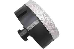DT-DIATOOL Diamond Drill Bit 100mm Hole Saw for Dry Drilling Tile Porcelain Marble Ceramic Granite