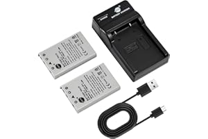 DSTE ELECTRON DSTE EN-EL5 - Batería y cargador para cámara Nikon Coolpix P510 P520 P530 P5100 P6000 S10 P3 P4