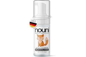 ‎NOUNI Haarstyling Schaum für Kinder | neutraler Duft | ohne Parabene, Silikone, Sulfate oder Farbstoffe | vegan | Für Mädchen & Jungen | nouni kids | 100ml