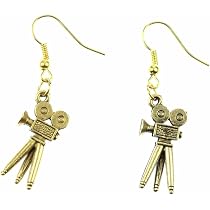 Miniblings Boucles d'oreille caméra caméra cintre Cinéma Hollywood ...