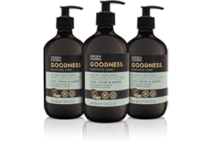 Baylis & Harding Goodness Oud, Cedar & Amber Natural Hand Wash, 500 ml (Pack of 3) - Vegan Friendly