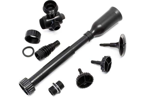 SunSun Kit de fixation 2 avec 3 Buses de fontaine et Accessoires - pour Pompes de bassin fontaine jet d'eau série JTP - Pièce détachée - Filtrage Filtration Eau