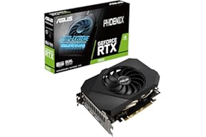 Asus Phoenix NVIDIA GeForce RTX 3050 - Tarjeta Gráfica Gaming (PCIe 4.0, 8GB GDDR6, HDMI 2.1, DisplayPort 1.4a, Ventiladores Axial-Tech, Placa de Protección, Auto-Extreme)