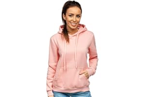 BOLF Donna Felpa con Cappuccio Maglia Manica Lunga Classica Hoodie Tempo Libero Sport Fitness Outdoor Basic Casual Style Mix A1A