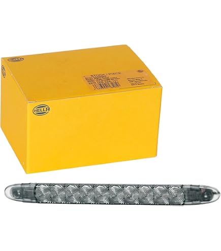 HELLA 2DA 959 071-737 – Luce Supplementare Freno A LED – 24V, Rosso, Con Cavo 2500mm – Per Autobus E Camion - 3