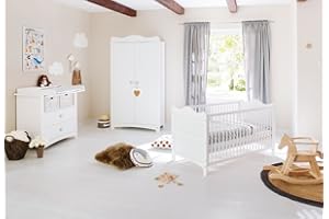 Pinolino 100023B Kinderzimmer 'Florentina' breit, weiß