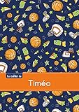 Image de CAHIER TIMEO BLANC,96P,A5 BASKETBALL