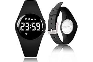 HUYVMAY Orologio Pedometro Fitness Tracker senza Bluetooth senza APP senza Cellulare, 1 Ora di Ricarica per 20 Giorni di Utilizzo, Orologio da Polso Impermeabile IP68 per Ragazzo Ragazza Bambini