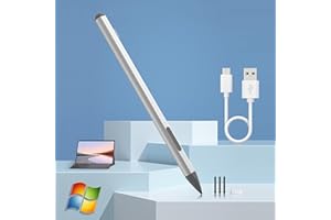 RYTAKI PRO Surface Pen for Microsoft - With Palm Rejection, Rechargeable, 4096 Pressure Sensitivity and Magnetic Attraction, Microsoft Pen for Surface Pro 11/10/9/8/7/6/5/4, Surface Go/Book/Studio