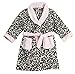 BABYTOWN Baby Girls Animal Print Micro Fleece Dressing Gown Robes Super Soft