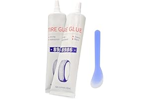 Sternstunde Colle De RéParation Pour Pneus, 120ml Kit De Colle à Pneus ImperméAble, Colle Universelle Pour RéParation De Caoutchouc, Instant Glue Pour Voiture/Moto/VéLo/Camion