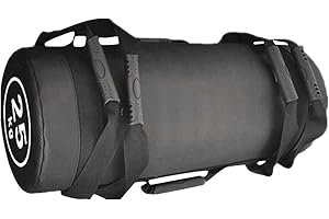chlius Bag Sand Bag 25KG Sac Sable Réglable Sac Sable Fitness avec Poignées, Sac Sable Musculation pour Haltérophilie Ou L'entraînement Fonctionnel Crossfit, PaSable