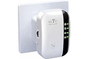 HAFSI Latest 2025 WIFI Extender Booster, 5G Router, Internet Booster, Mesh System, Powerline Extender, VPN Router, Coverage Up to 3000 Sq. Ft, 2.4GHz, LAN Port, UK Plug.
