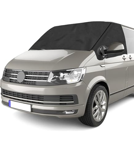 Kit De 8 Stores Thermiques Pour VW T5/T6 LWB - Pare-brise, Vitres Latérales - Révêtu Argenté - 40 Ventouses