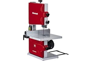 Einhell Sierra de cinta TC-SB 200/1 (250 W, altura de corte máx. 80 mm, diámetro de la conexión de aspiración 36 mm, tope-guía paralelo, varilla deslizante)