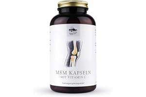 ‎KRÄUTERHANDEL SANKT ANTON KRÄUTERHANDEL SANKT ANTON - 300 MSM Kapseln - 1400 mg MSM Tagesdosis - Hochdosiert - Vitamin C - Deutsche Premium Qualität