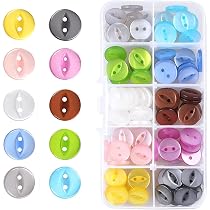 300 Boutons En Résine Forme Fleur - 2 Trous, 13.5 Mm, Multicolores, Pour Couture Et DIY