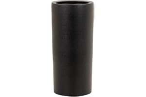 Adda Home Paraguero Ceramica Negro Mate 23X23X50 Cm