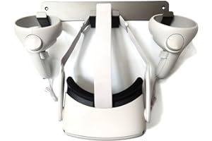 REEYEAR Wandhalterung kompatibel mit Oculus Quest/Quest 2/Rift/Rift S VR Headsets, universelle Passform Brille Gaming Headsts Storage Hanger Controller Stand Haken Display Rack für VR-Equipment Set