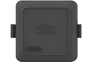 Morphy Richards Mico Microwave Toastie Sandwich Maker and Grill, Silicone Microwaveable Cookware, Non-stick Coating, Heatwave Technology, Compact, Dishwasher Safe, Quick/Easy Cooking, Black, 511643