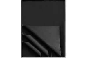 Carte Dozio - Carta Velina Nero - 50 Fogli a Conf. - F.to cm 76x100-21 gr/mq