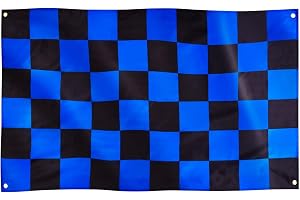 Black and Blue Checkered