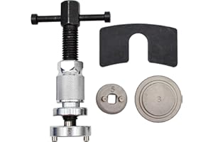 DASBSTE Bremskolbenrücksteller Set, Bremskolben Rückstellwerkzeug, Rechtsdrehender Kolbenrücksteller zum Austausch von Bremsbelägen (5-TLG)