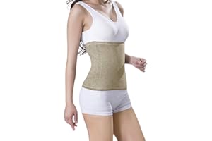 Faxianther Rückenwärmer Kaschmir Nierenwärmer Winter Dicken Rückenstützgürtel Elastisch Wärmegürtel Leibwärmer Hüftwärmer Bauch Taille Unterstützung für Damen Herren