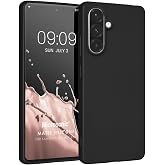 Microsonic Matte Silicone Samsung Galaxy A57 i&ccedil;in Kılıf Siyah [Galaxy A57 ile Uyumlu Kılıf - Siyah]