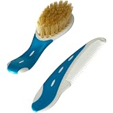 NUK Babybuerse 100% natural hair with comb rounded ends, 1 turquoise