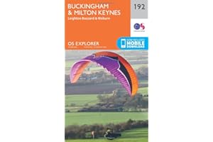 Buckingham & Milton Keynes Map | Leighton Buzzard & Woburn | Ordnance Survey | OS Explorer Map 192 | England | Walks | Hiking | Maps | Adventure