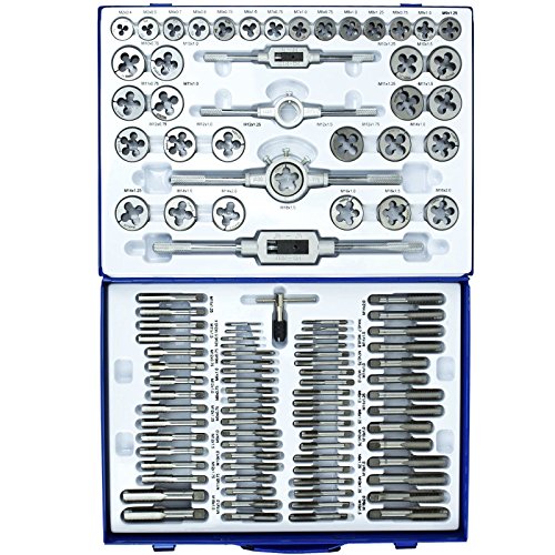 Gewindeschneider Satz M2-M18 110tlg. Gewindeschneid Gewindebohrer Set SN4034 - 2