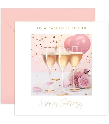 Second Ave Geburtstagskarte „Special Friend“ – Quadratische Premium-Karte (145x145 Mm) Mit Umschlag