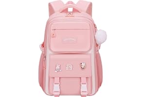LANSHIYA School Bag for Girls Cute Kids Backpack for Elementary,Travel Rucksack for School