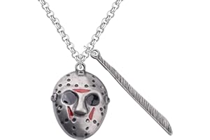 KEYCHIN Jason Machete Keychain Movie Fans Gift Thriller 80's Horror Jewellery (Jason NK), Jason Nk, L