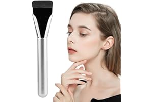 FENGLEAS Foundation Makeup Pinsel | Korea Flachkopf-Foundation-Pinsel | Flüssiger Puderpinsel | Ultra Dünn Make-up Pinsel Premium Pinselhaare, für Cremige, Pudrige oder Flüssige Foundation (1 pcs)