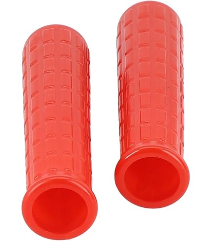 Produktbild von 2x Schubkarrengriff Rot, 32 Mm Innendurchmesser, 110 Mm Länge – Für Karren & Sackkarren