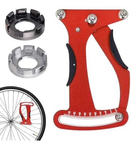 Set De 7 Outils Pour Rayons De Vélo BNGXR – Clés, Démonte-pneus, 8 Tailles, Ajustement Roue, Réparation Facile – Acier + Plastique