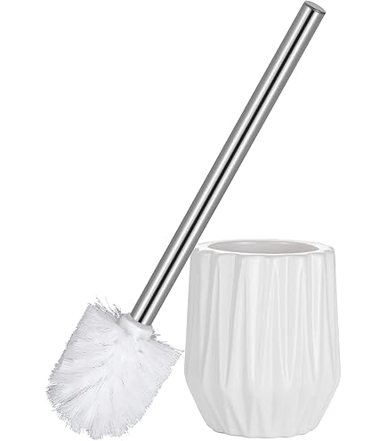 Scopino WC In Ceramica Karima - Bianco, 43,5x10,6x10,6 Cm By GEDY - Foto 3