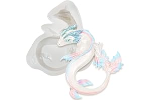 ‎FUNSHOWCASE FUNSHOWCASE 3D Meeresdrache Silikonform DIY Backen Fondant Dinosaurierform für Epoxidharz Schokolade Tortendeko Kuchen Kindergeburtstag Abschiedsfeier