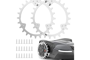 TRUSTLIONTEK Mejora de tracción para robot cortacésped Picos, compatible con HUSQVANA Automower 305 (a partir de 2016)/310/315, tamaño de la rueda 215 mm.
