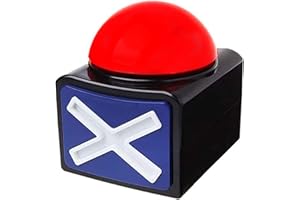 BUYVIKAY Spiel Antwort Buzzer mit Licht und Ton Trivia Quiz Got Talent Buzzer pro Game Show