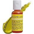 Chefmaster Neon Brite Yellow Liqua-Gel® Food Coloring | Vibrant Color | Professional-Grade Dye for Icing, Frosting, Fondant | Baking & Decorating | Fade-Resistant | Easy-to-Use | Made in USA | 0.70 oz